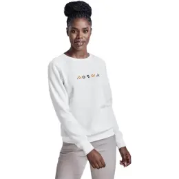 Ladies Quinn Crew Neck Sweater Model Image